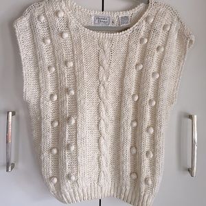 Vintage Herald House Crocheted Cottagecore Sweater